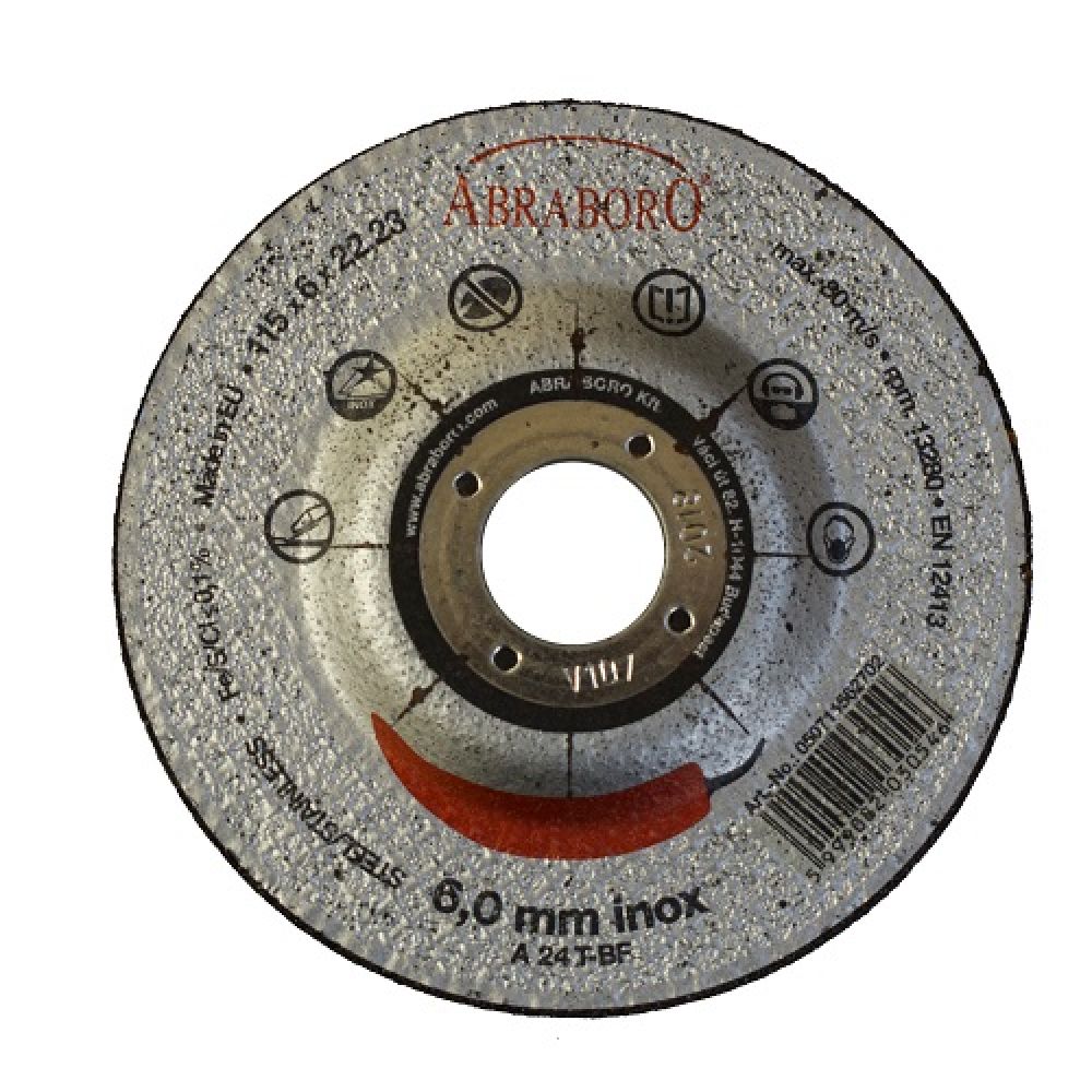 ABRABORO Chili INOX fémtisztító 115x6.0x22.2mm