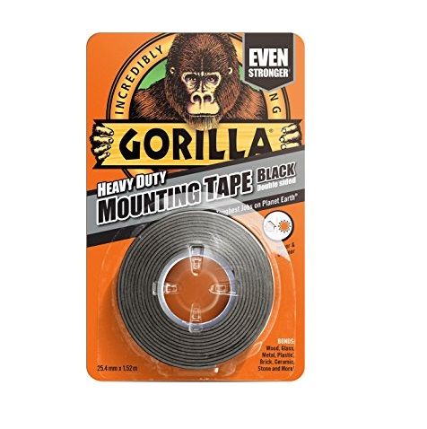 Gorilla Heavy Duty Mounting Tape kétoldalú, fekete ragasztószalag 25,4mm x 1,52m (3044201)