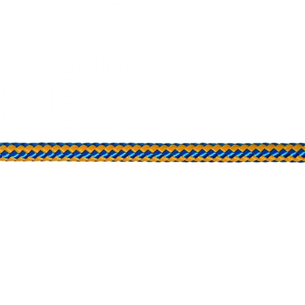 Fonott kötél kék-sárga, 6mm