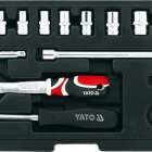 YATO PROFI Krova kulcs készlet 15 részes 1/4" 4-13-ig CrV